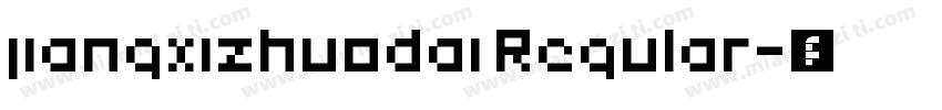 jiangxizhuodai Regular字体转换